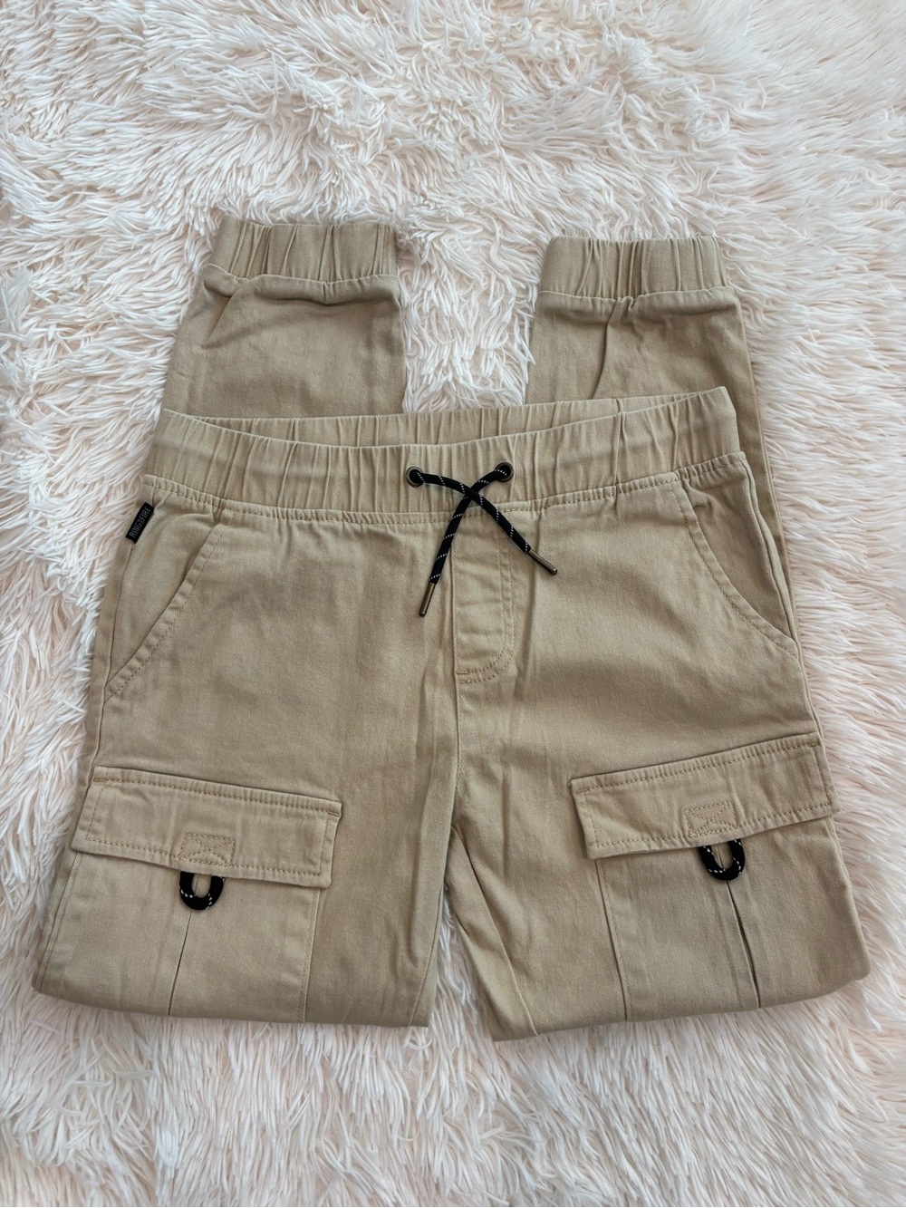 Ring of Fire Kids Cargo Shorts in Khaki